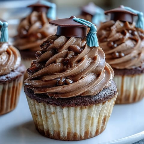 Simple Graduation Cupcakes Cap