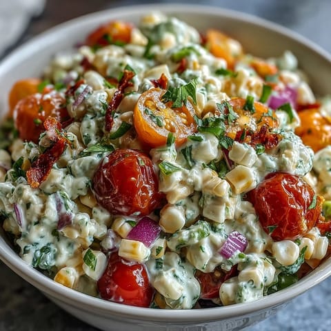Creamy Corn Salad Jalapeño