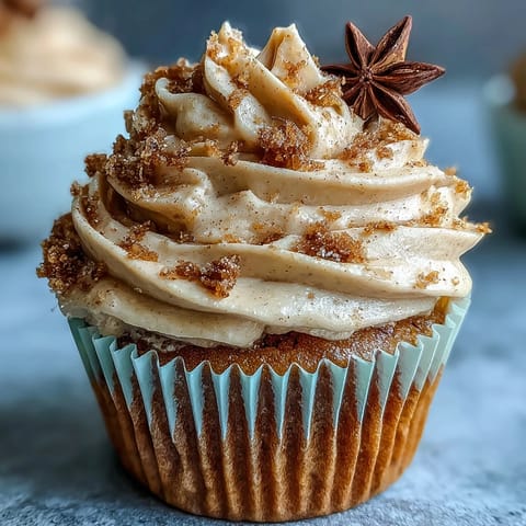 Celebrate Taurus season with these vanilla cupcakes topped with a rich terracotta buttercream, perfect for birthdays.