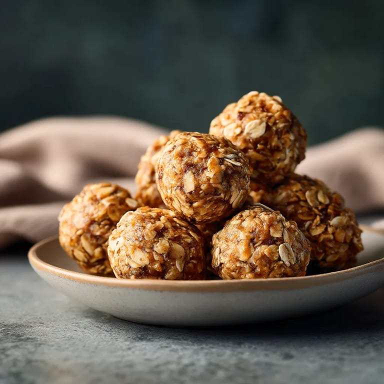 A bowl of granola balls.