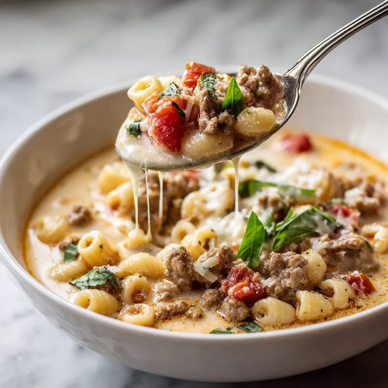 A spoon is in a bowl of food.
