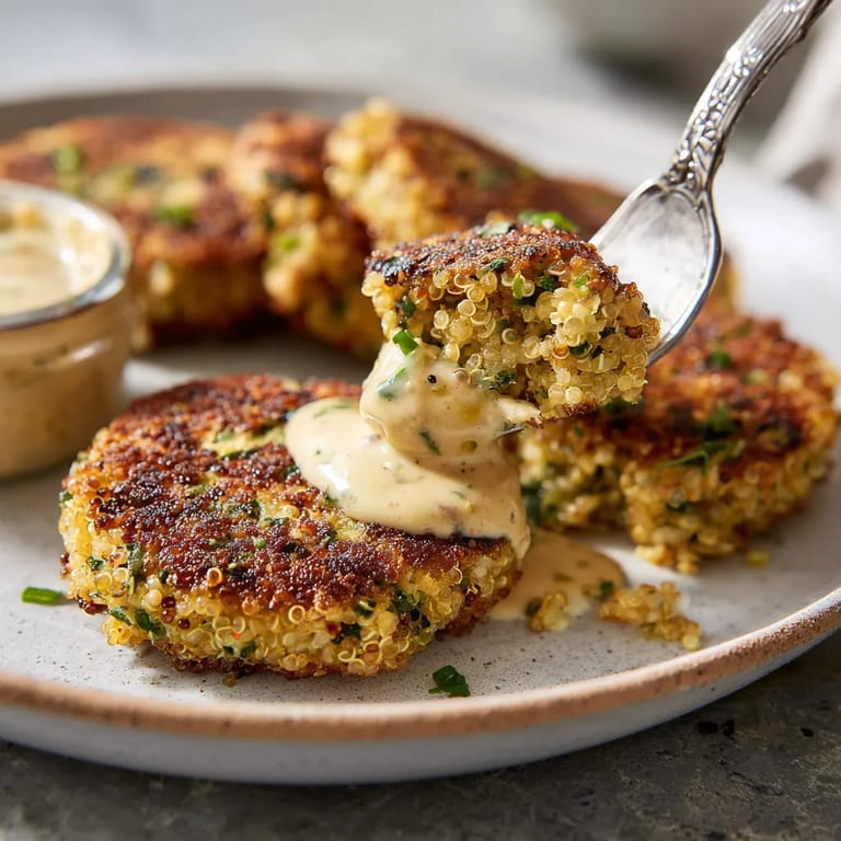 A plate of food with a spoon on it.