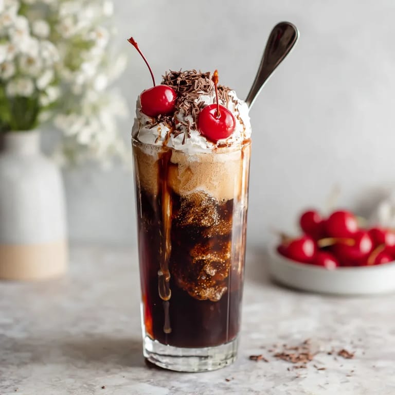 A glass of ice cream with cherries on top.