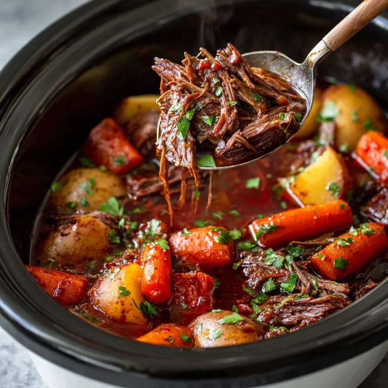 A spoon is being used to scoop up some food.