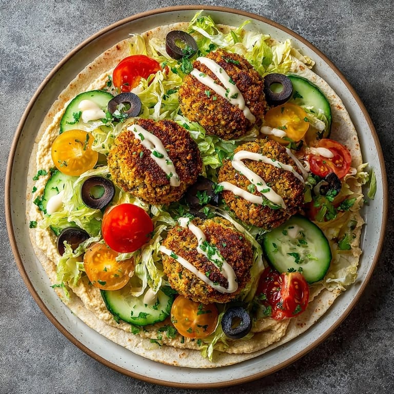 Homemade Mummy Falafel Wraps with olive eyes; a fun, flavorful Middle Eastern snack.