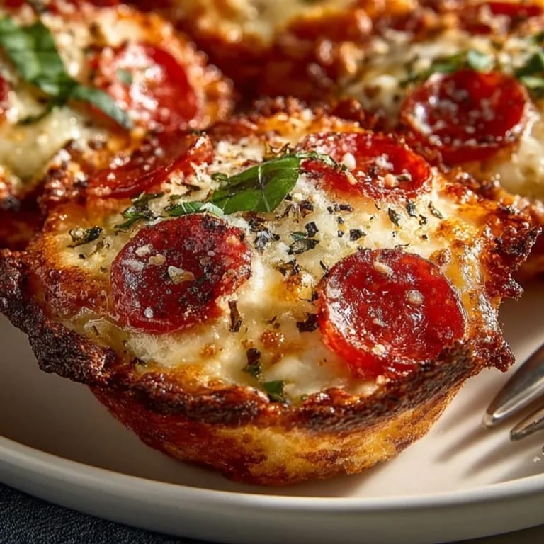 Fiery Ghost Pepperoni Pizza Bites, golden out of the oven, a spicy and cheesy delight!