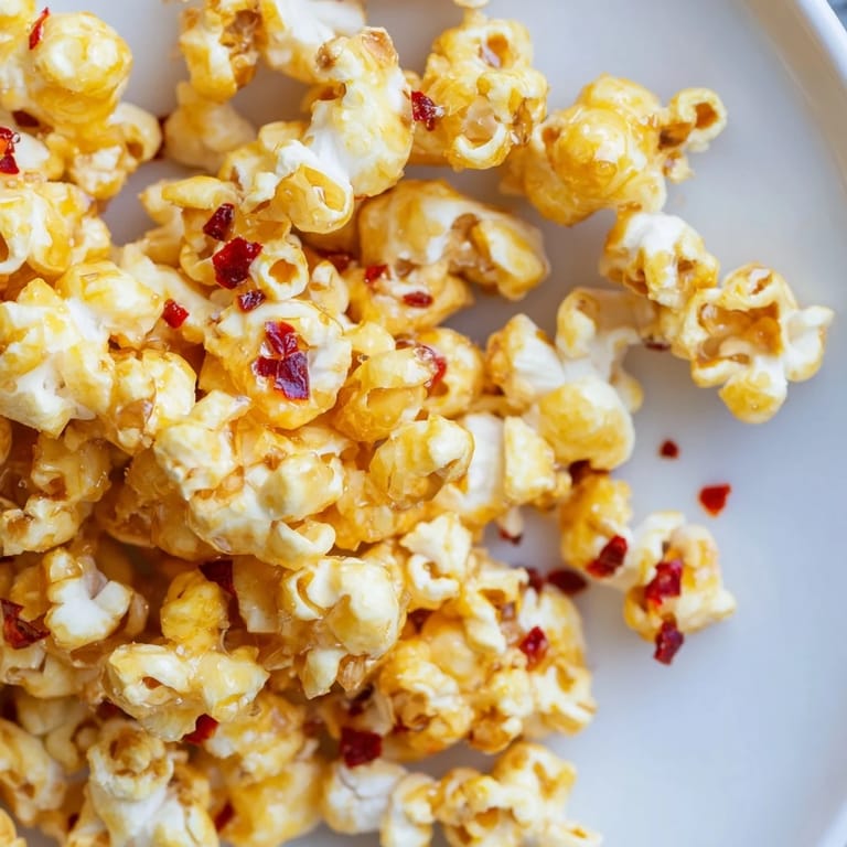 Golden, buttery hot honey popcorn, a fantastic snack, ready for sharing and devoured with delight.