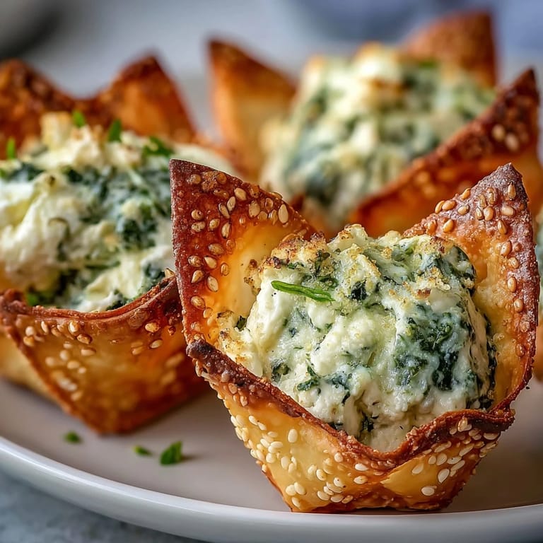 Close-up view of Mediterranean Spinach and Feta Cheese Crisps reveals flaky baked edges, melted feta, and fresh lemon zest garnish on a rustic wooden serving board.