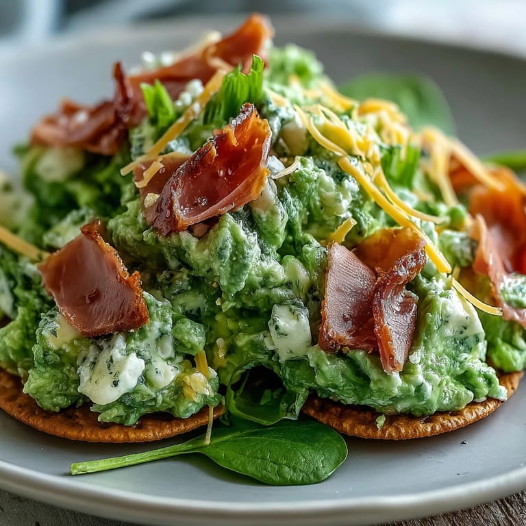 A close-up view of a Green Eggs and Ham snack platter with crackers and cucumber shapes.