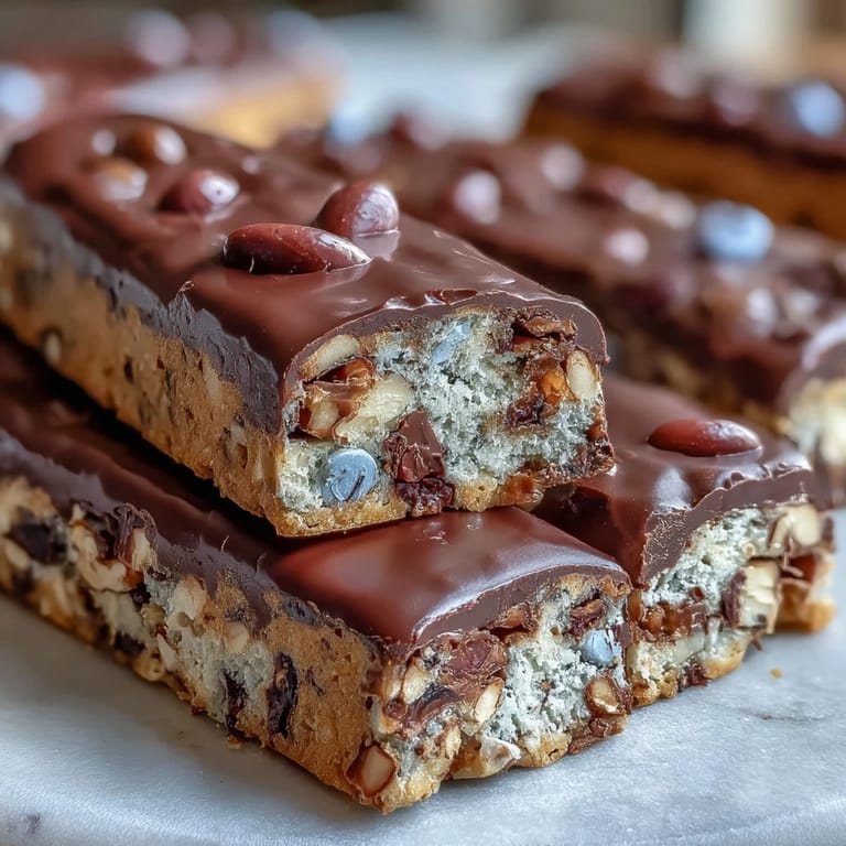 Chewy cookie bars packed with Cadbury eggs and pastel M&Ms, ideal for festive Easter celebrations or spring treats.