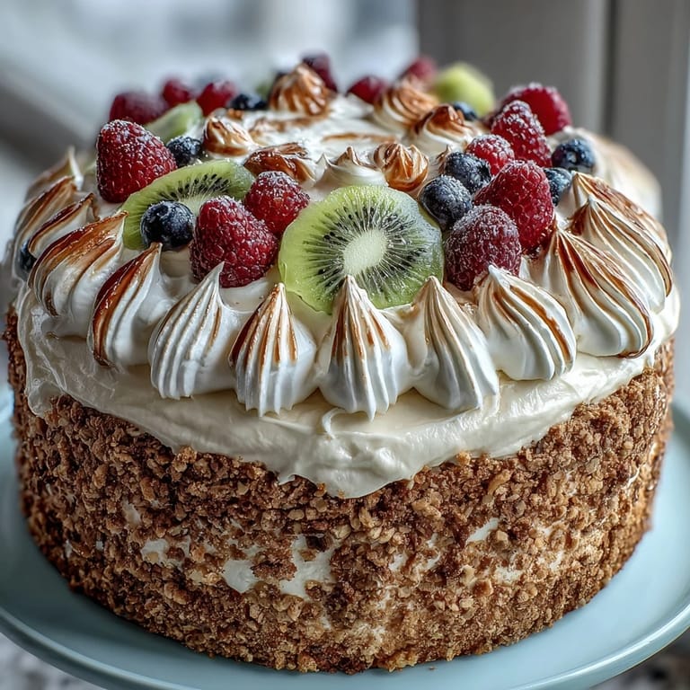 Festive Easter dessert spread featuring moist carrot cake with cream cheese frosting, airy pavlova, and tangy lemon tart.